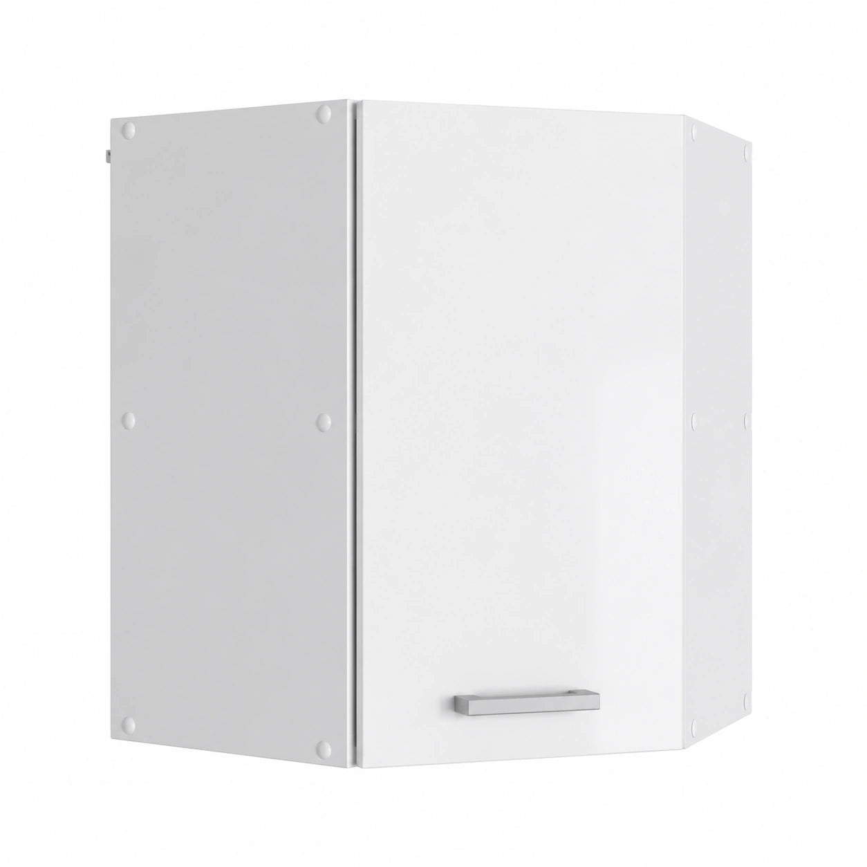 Vicco Armario de Esquina R-Line, Blanco Brillante, 57 cm, para Sistemas Modulares de Cocina