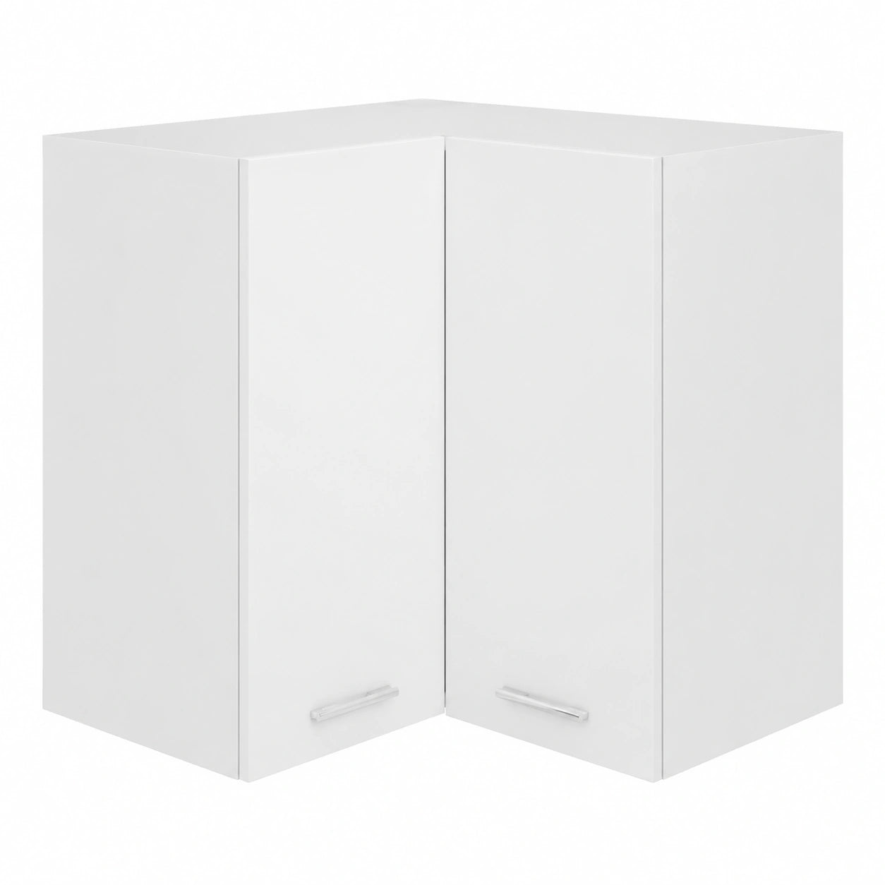Armario Esquinero Blanco de Madera 57x57x60 cm - Diseño Lyon de vidaXL