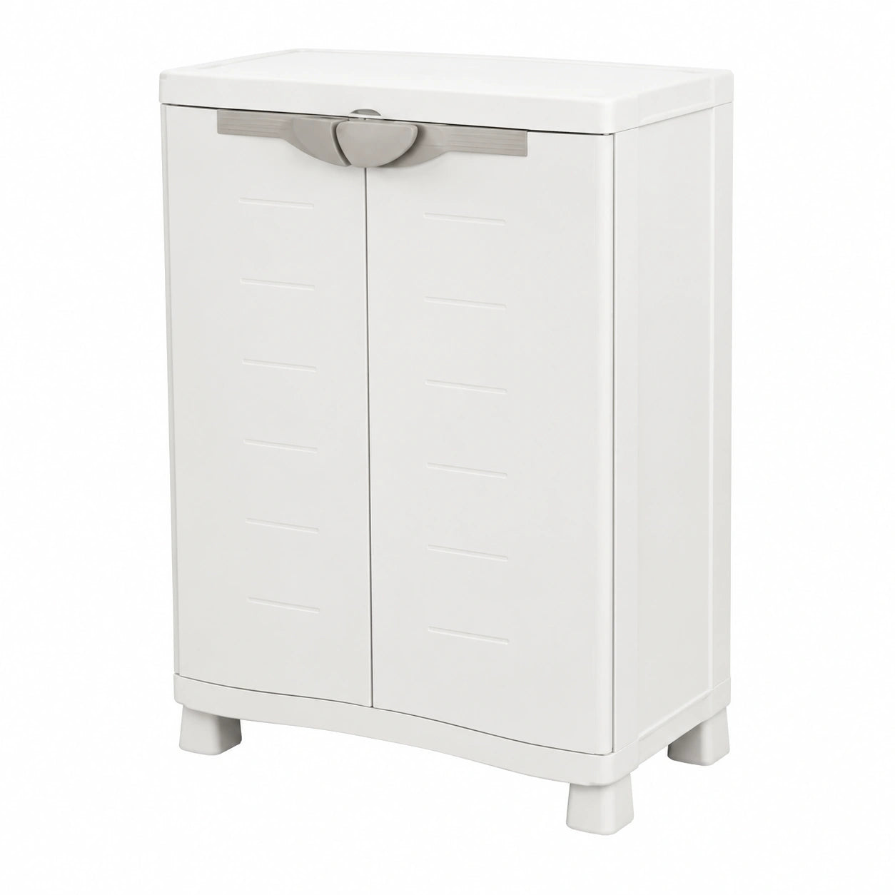 Armario de Almacenamiento Medio de Plastiken Beige 70x45x100cm