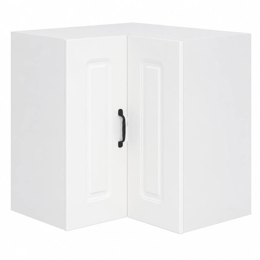 Armario Esquinero de Cocina Kalmar Blanco en Madera Aglomerada