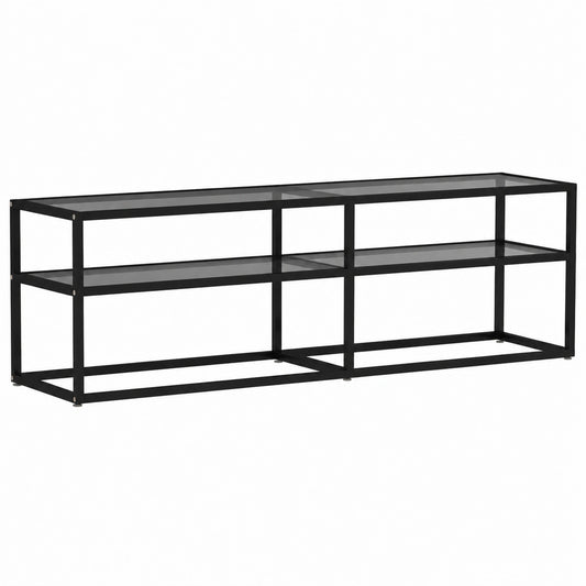 vidaXL Mueble para TV de Vidrio Templado Transparente 160x40x40,5 cm para Salón y Dormitorio