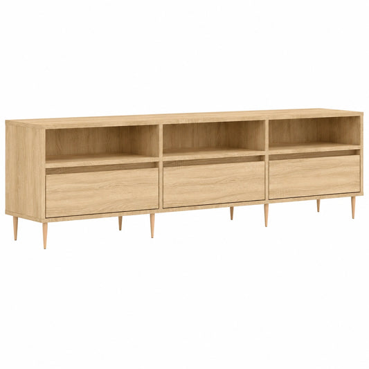 Mueble de TV de Roble Sonoma 150 cm con Almacenamiento